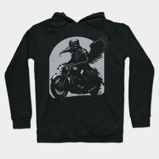 doctor plague riding on the motor Hoodie